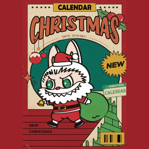 Piiratud tiraažiga Labubu figuuride advendikalender jõuludeks