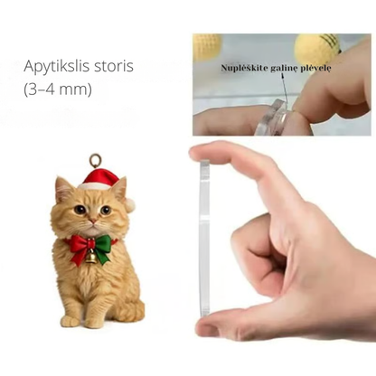 Jõulukalender kassiarmastajatele – kassidekoratsioonid