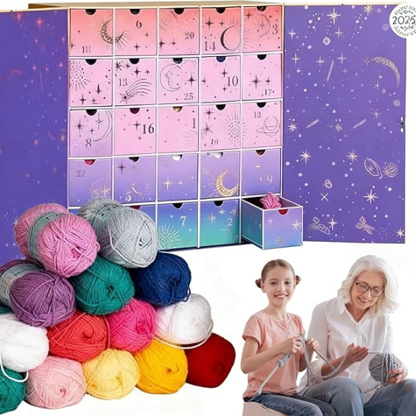 Jõulud kudumine Advendikalender lõngaga