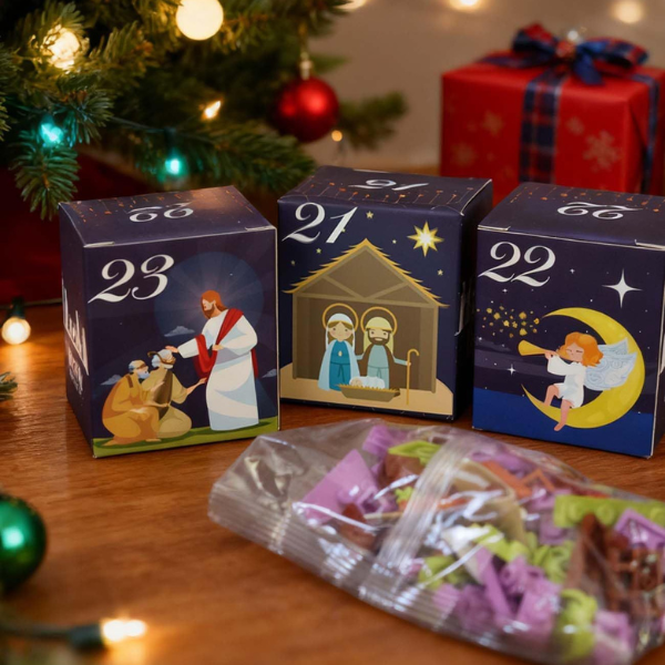 Religioosne advendikalender – Petlemma figuurid 2025