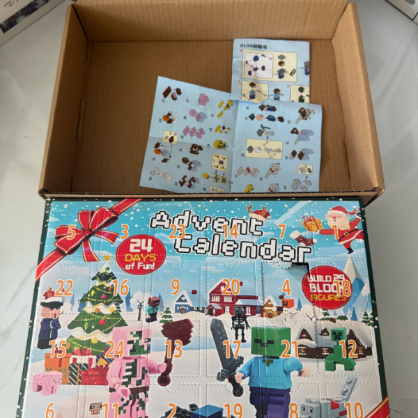 Laste Minecraft LEGO advendikalender