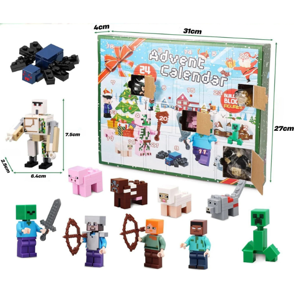 Laste Minecraft LEGO advendikalender