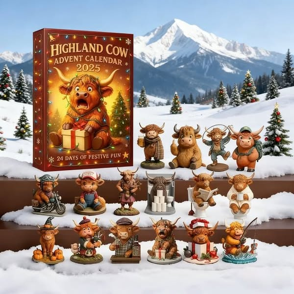 Šoti mägilehmade advendikalender 2025